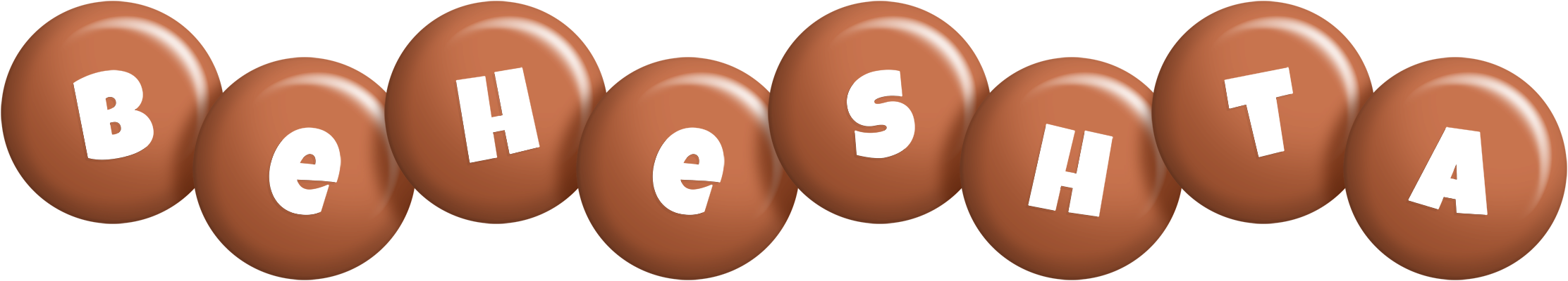 Beheshta candy-brown logo