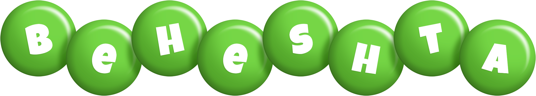 Beheshta candy-green logo