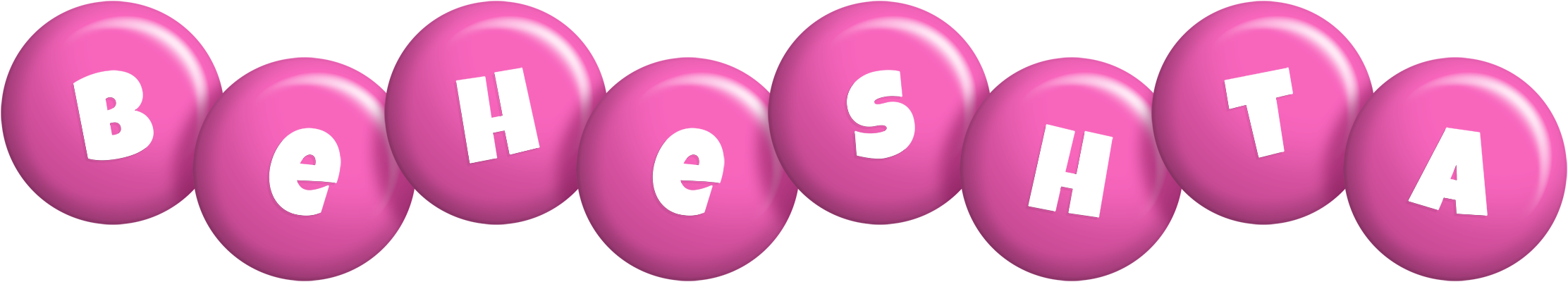 Beheshta candy-pink logo