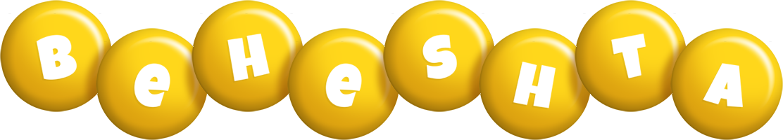 Beheshta candy-yellow logo