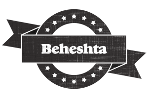 Beheshta grunge logo