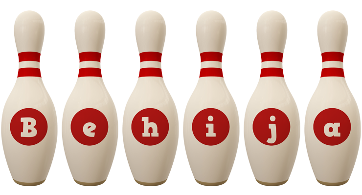 Behija bowling-pin logo