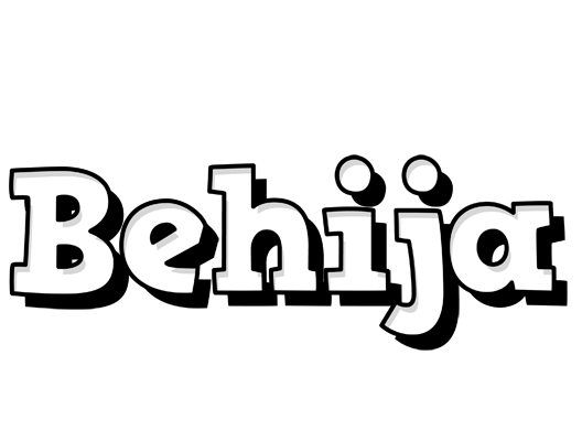 Behija snowing logo