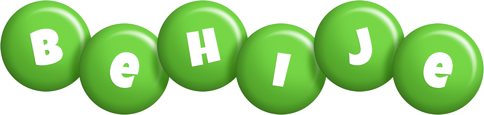 Behije candy-green logo
