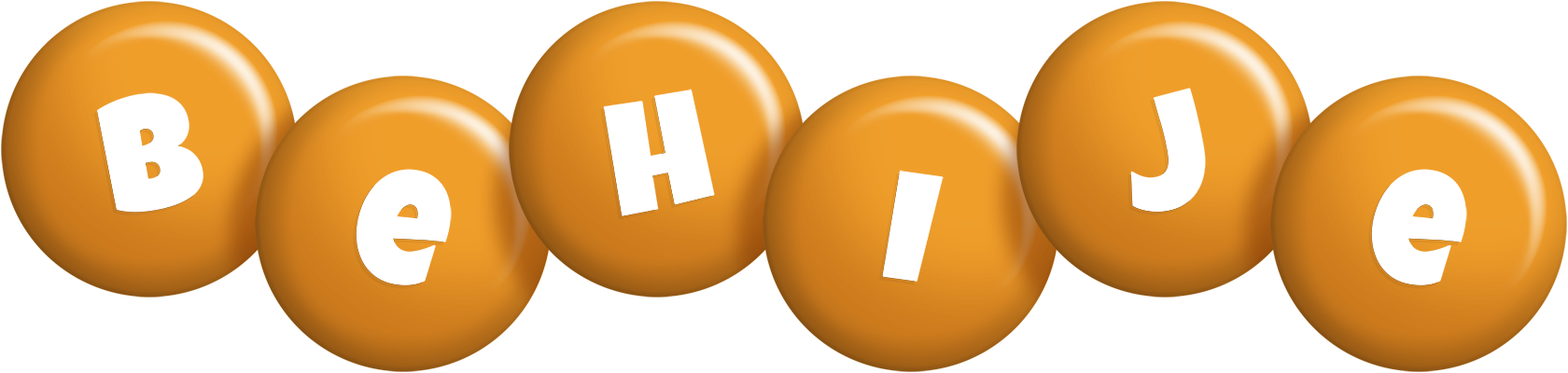 Behije candy-orange logo