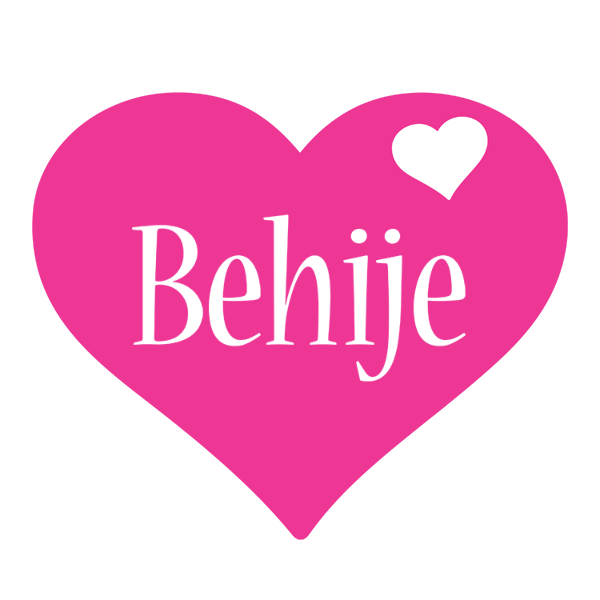 Behije love-heart logo