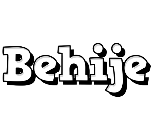 Behije snowing logo