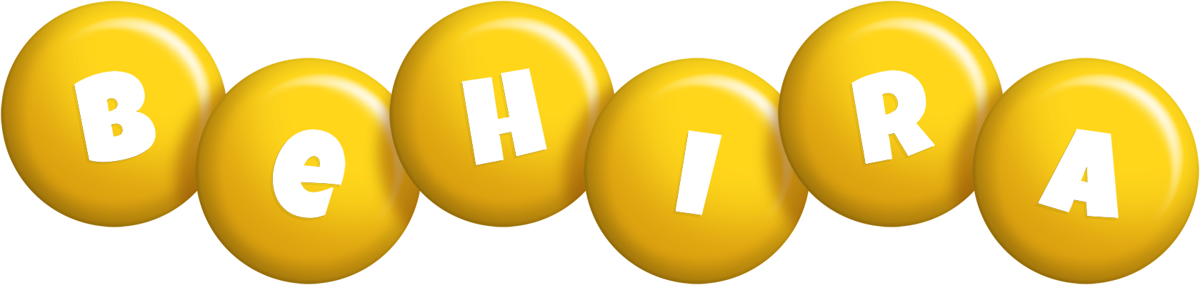 Behira candy-yellow logo