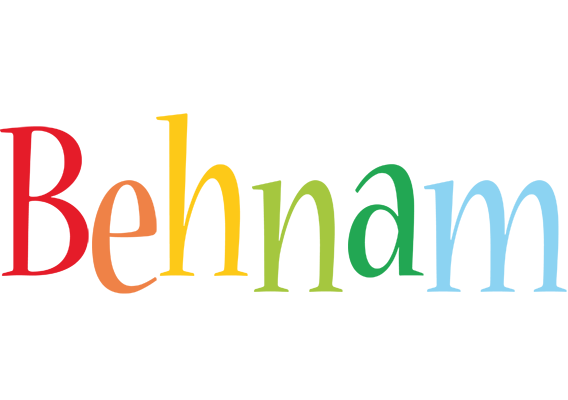 Behnam birthday logo