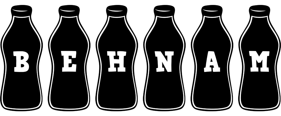 Behnam bottle logo