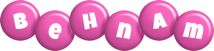 Behnam candy-pink logo