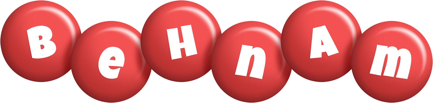Behnam candy-red logo