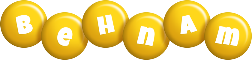 Behnam candy-yellow logo