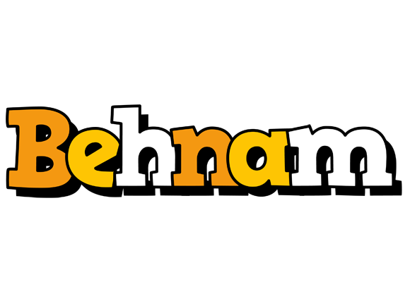 Behnam cartoon logo