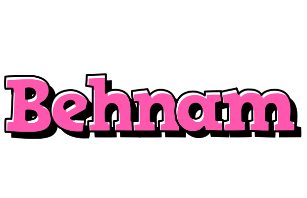 Behnam girlish logo