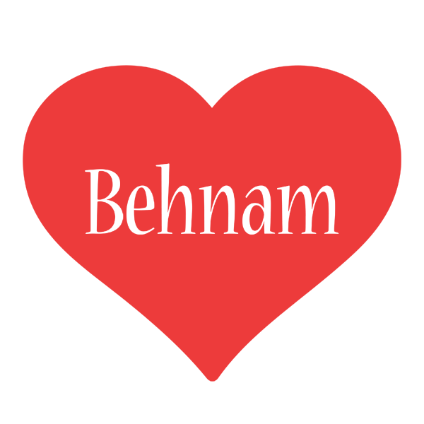 Behnam love logo