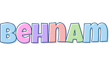 Behnam pastel logo