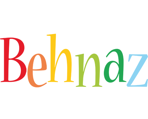 Behnaz birthday logo