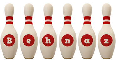 Behnaz bowling-pin logo