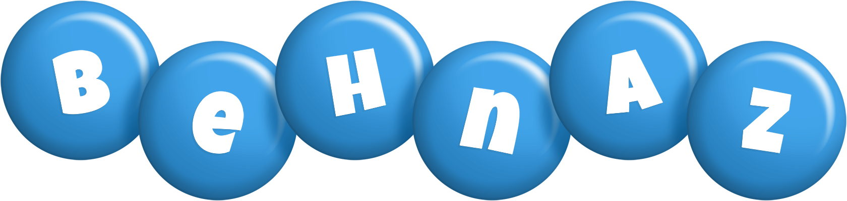 Behnaz candy-blue logo
