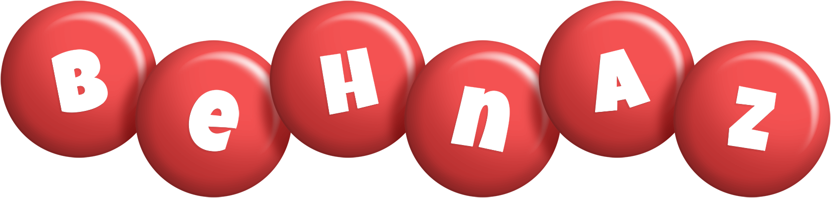 Behnaz candy-red logo