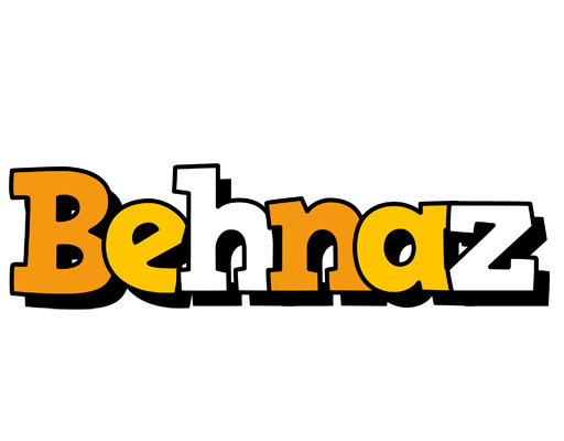 Behnaz cartoon logo