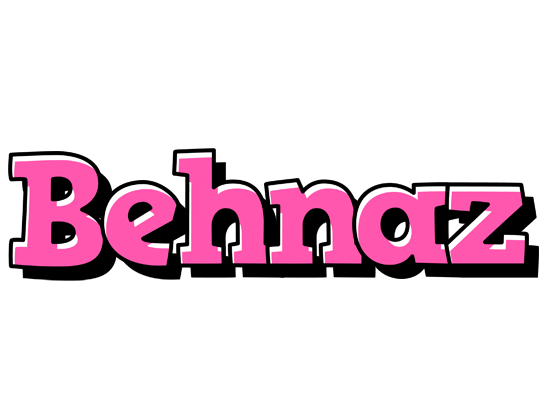 Behnaz girlish logo