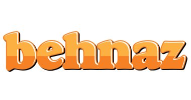 Behnaz orange logo