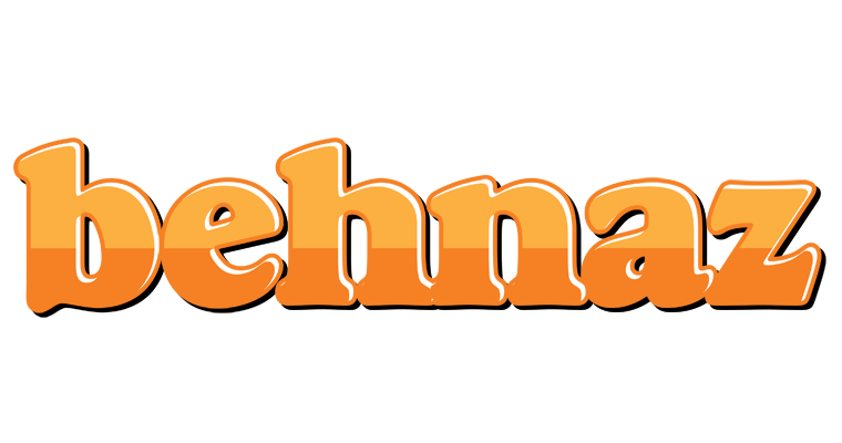 Behnaz orange logo
