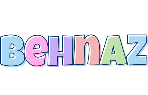 Behnaz pastel logo
