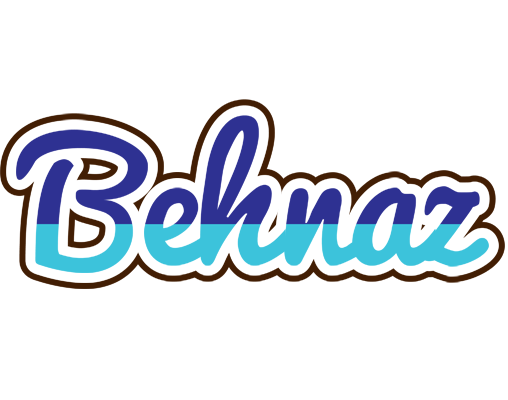 Behnaz raining logo