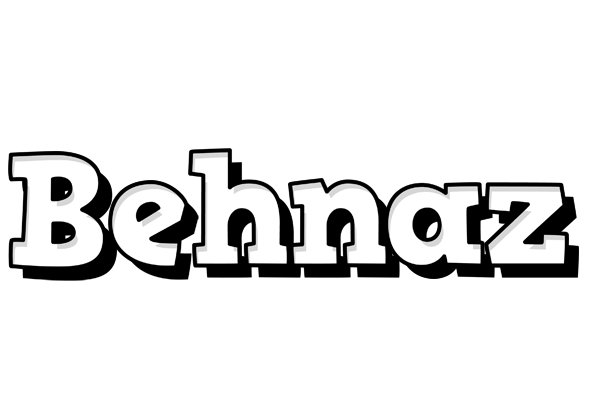 Behnaz snowing logo