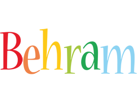 Behram birthday logo