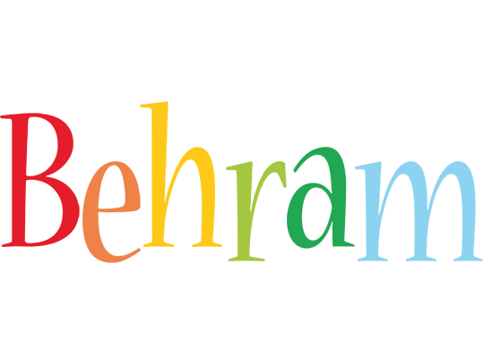 Behram birthday logo