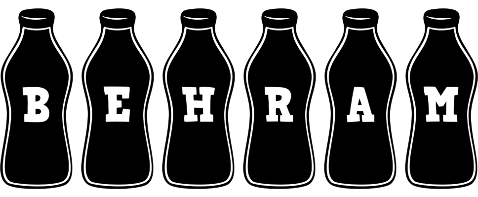Behram bottle logo
