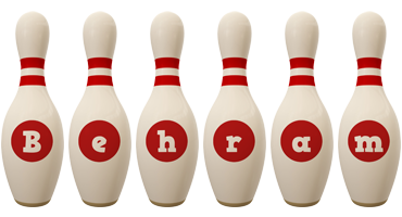 Behram bowling-pin logo