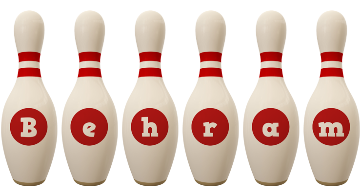 Behram bowling-pin logo