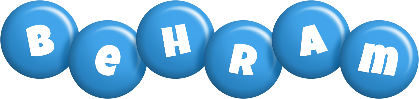 Behram candy-blue logo