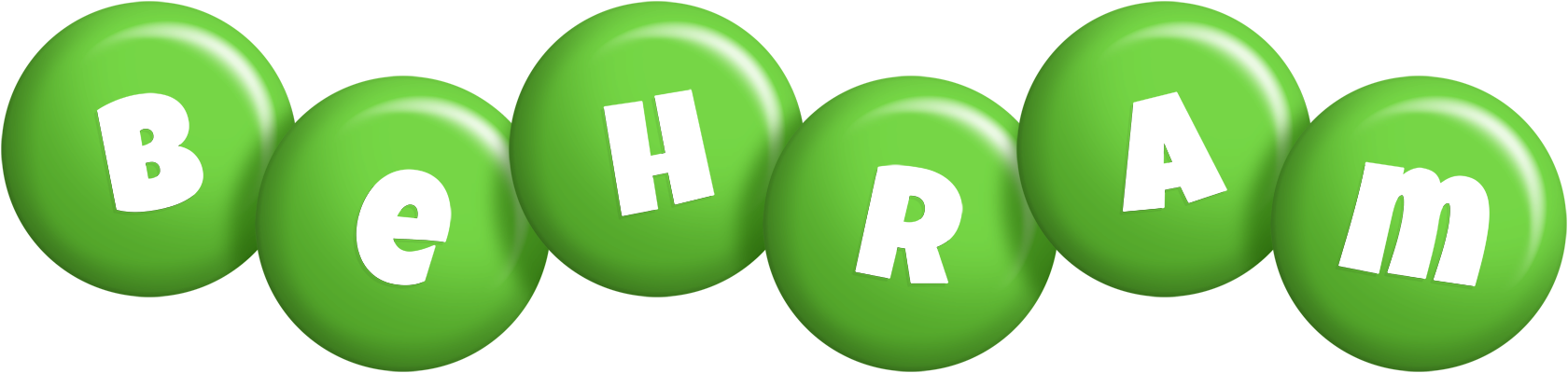 Behram candy-green logo