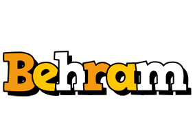 Behram cartoon logo