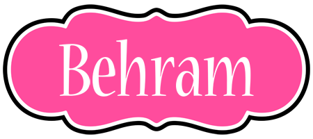 Behram invitation logo