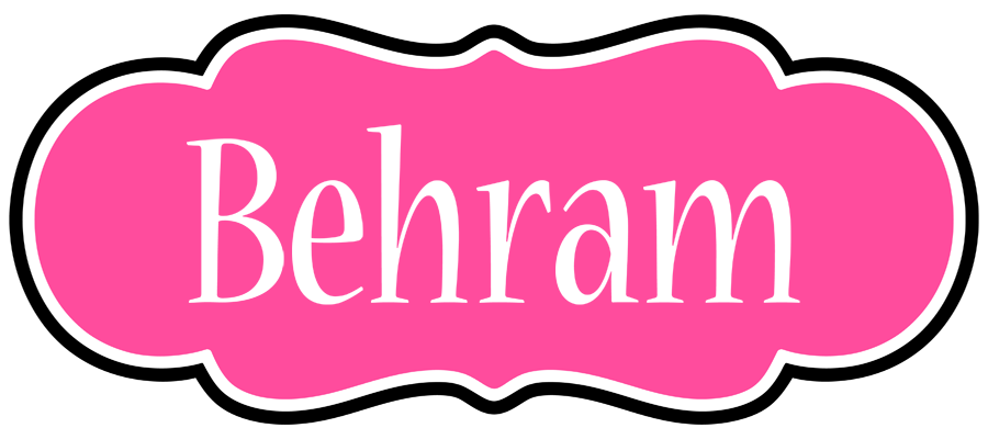 Behram invitation logo