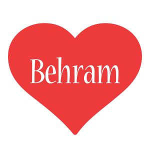 Behram love logo