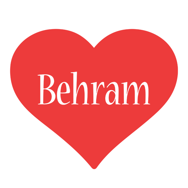 Behram love logo
