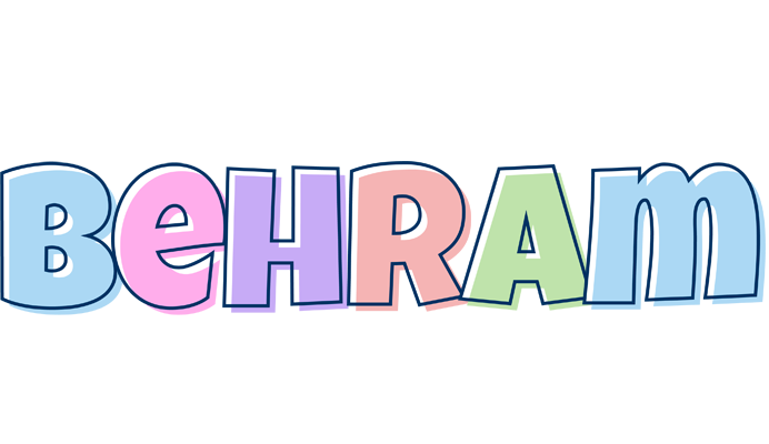 Behram pastel logo