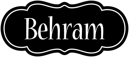 Behram welcome logo