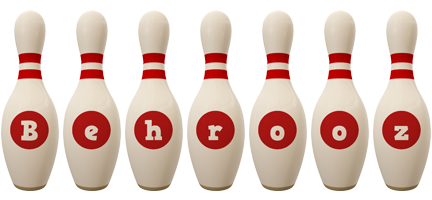 Behrooz bowling-pin logo