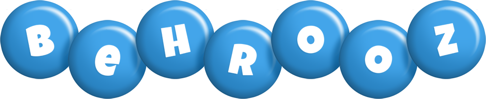 Behrooz candy-blue logo