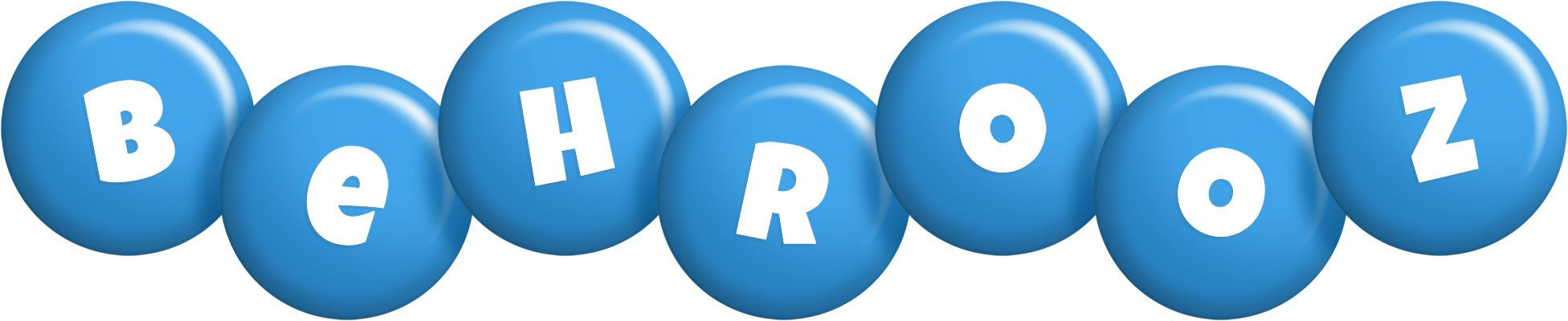Behrooz candy-blue logo