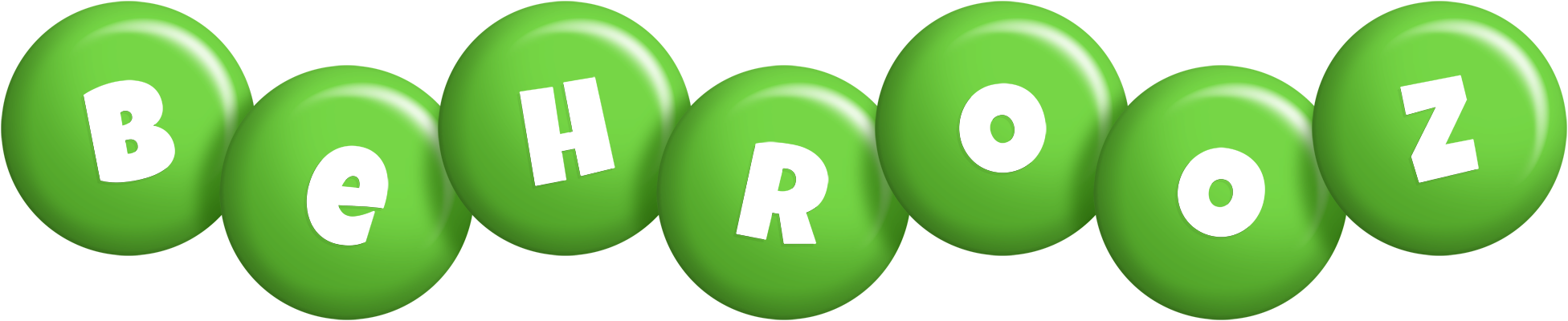 Behrooz candy-green logo